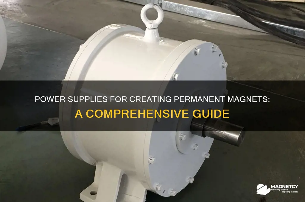 which power supply are used to make a permanent magnet