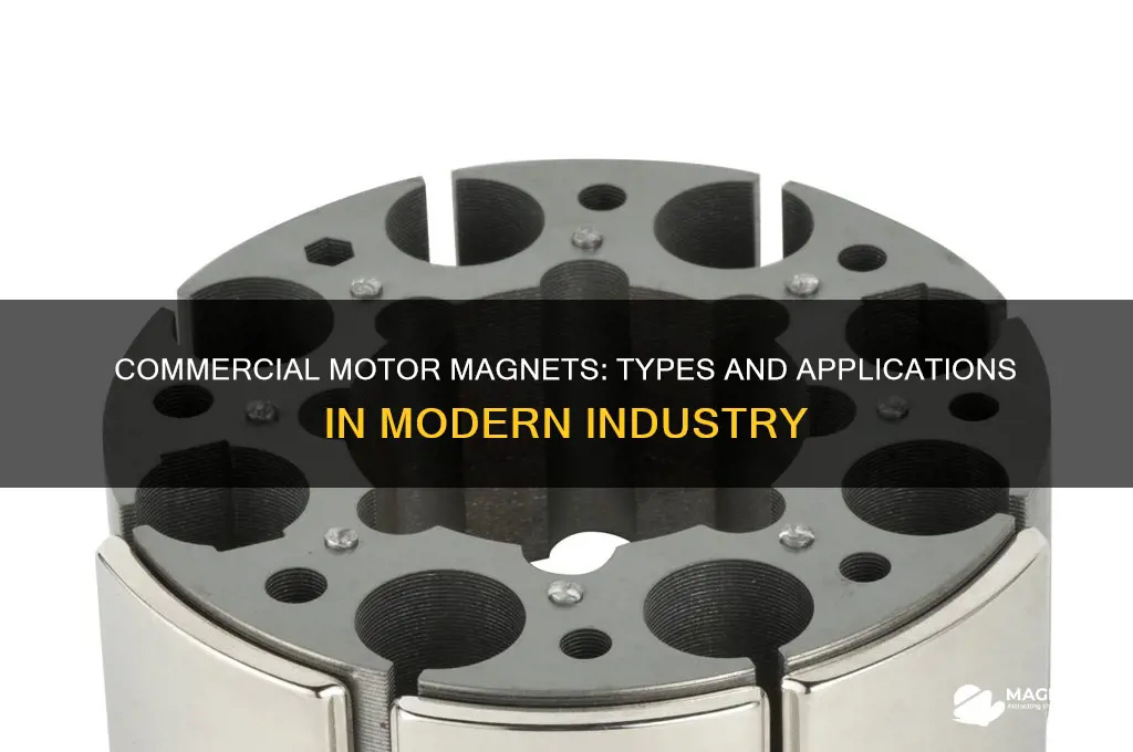 which type of magnet is used in commercial motor