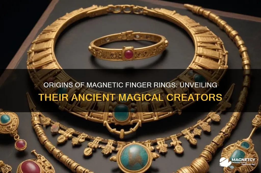 who originally made magnetic finger rings for magical use