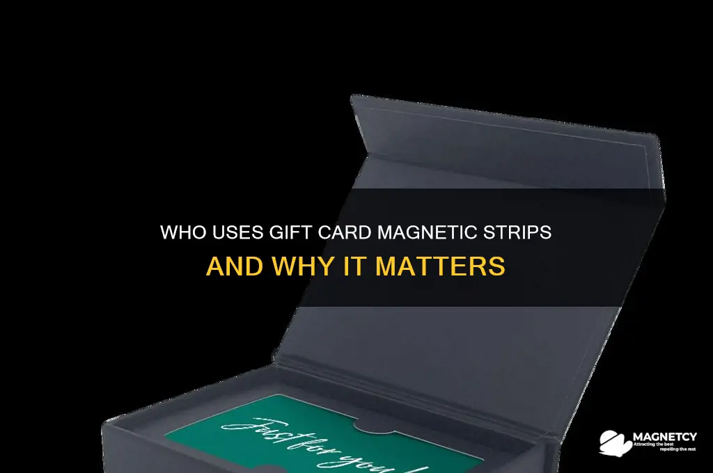 who uses goft card magnetic strips