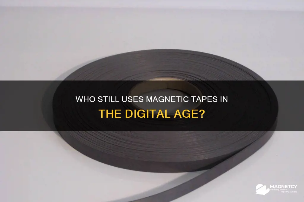 who uses magnetic tapes