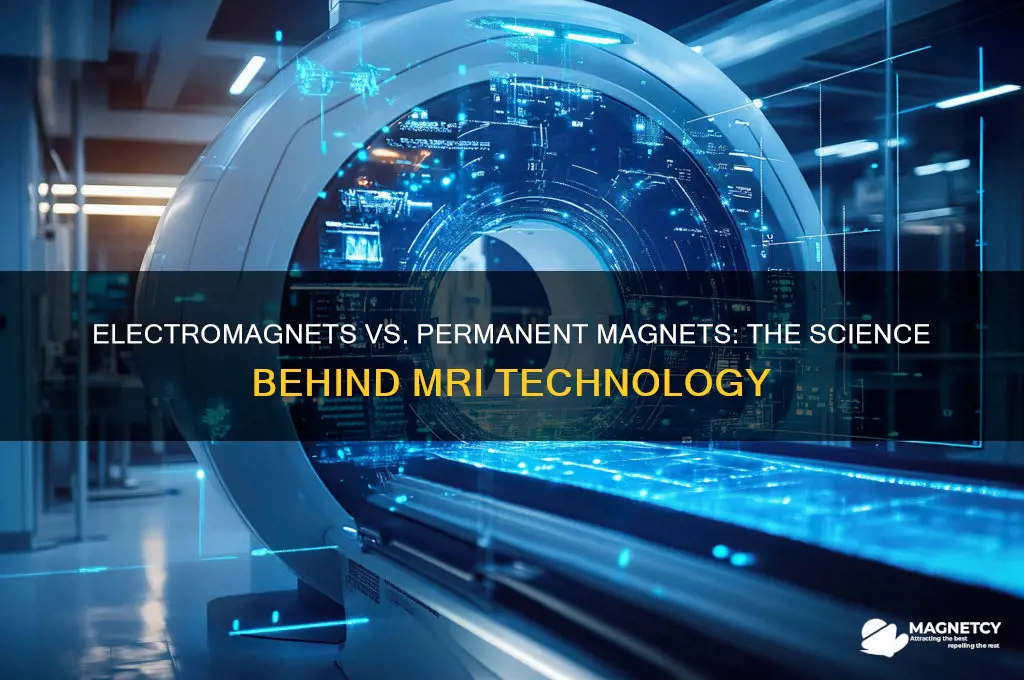 why are electromagnets rather than permanent magnets used in mris