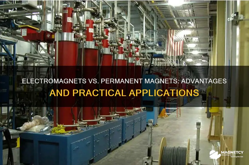 why are electromagnets used instead of regular magnets