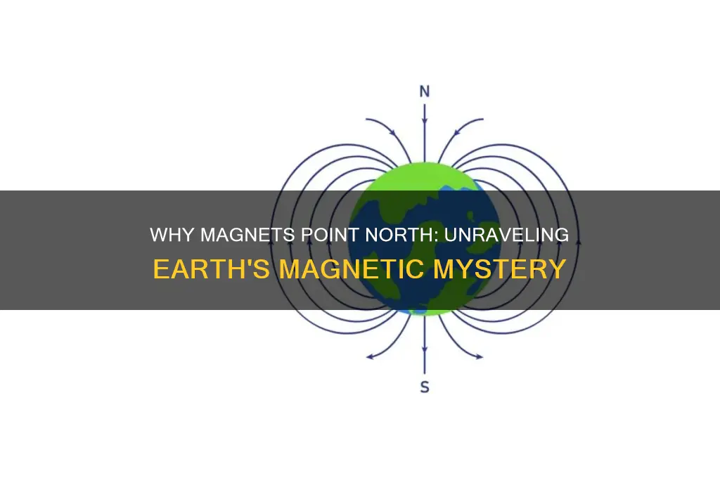 why are magnets attracted to the north