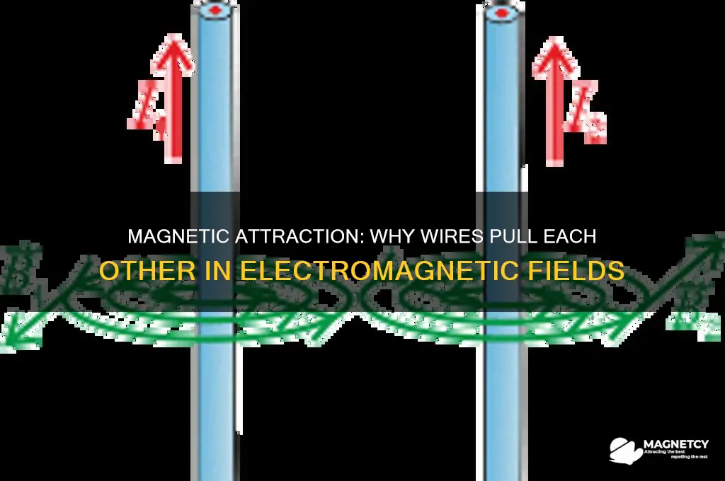 why are wires attracted to each other magnetic field
