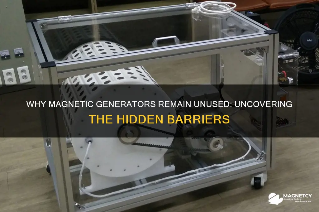 why aren t magnetic generators used
