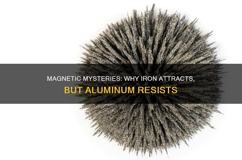 why does a magnet attract iron but not aluminium