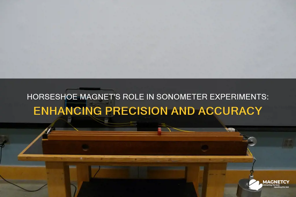 why horseshoe magnet is used in sonometer experiment
