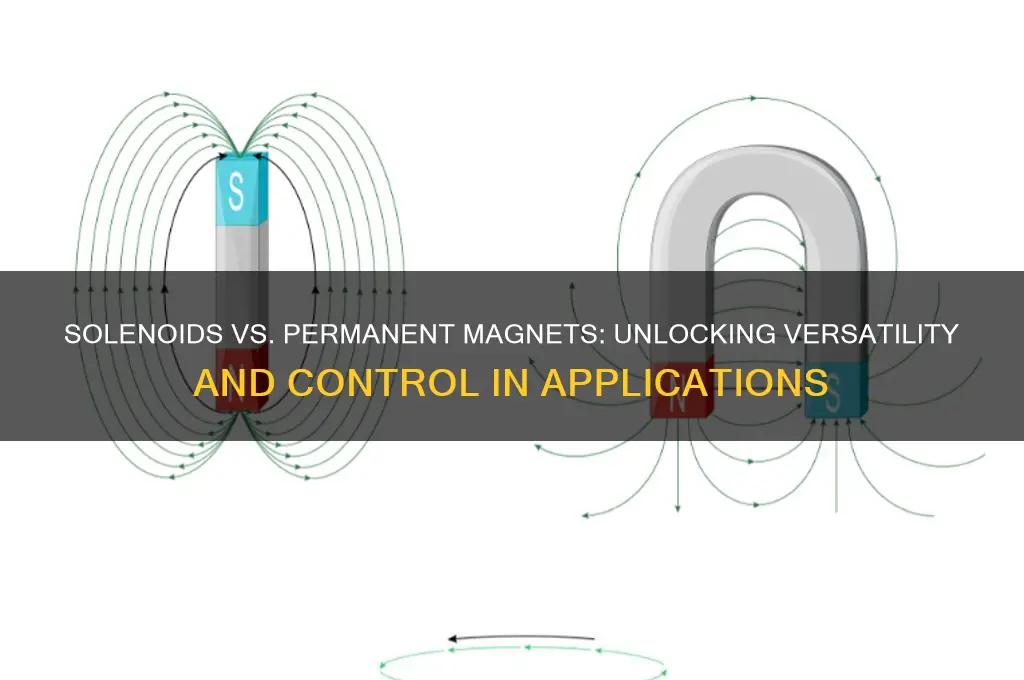 why is a solenoid more useful than a permanent magnet
