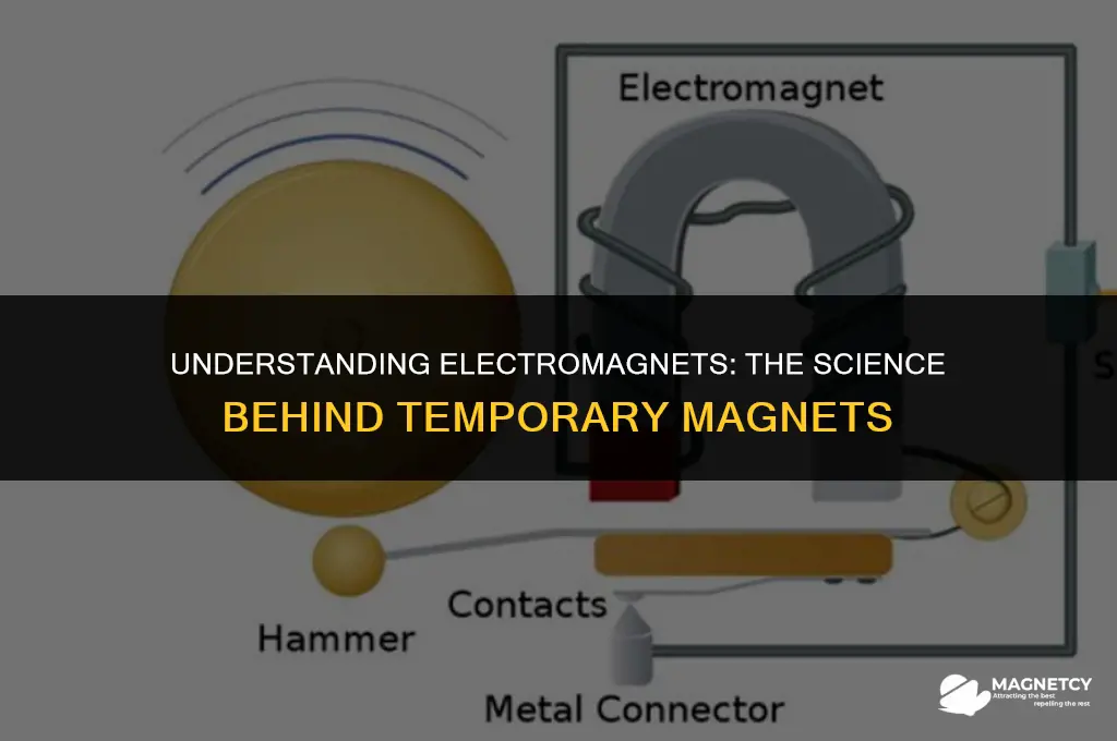 why is an electromagnet a temporary magnet