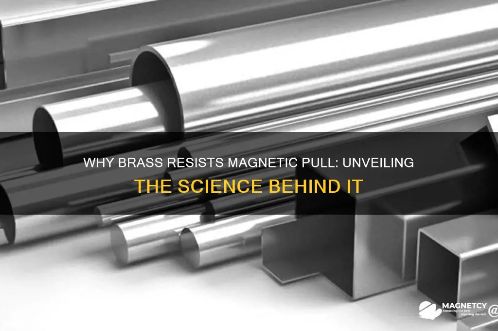 why is brass not attracted to a magnet