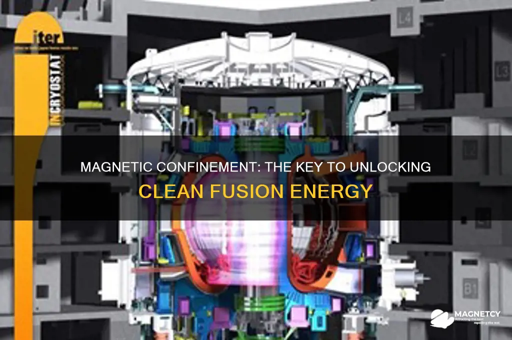 why is magnetic confinement being used in fusion research