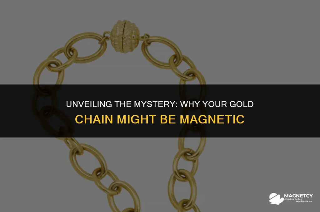 why is my gold chain slightly magnetic
