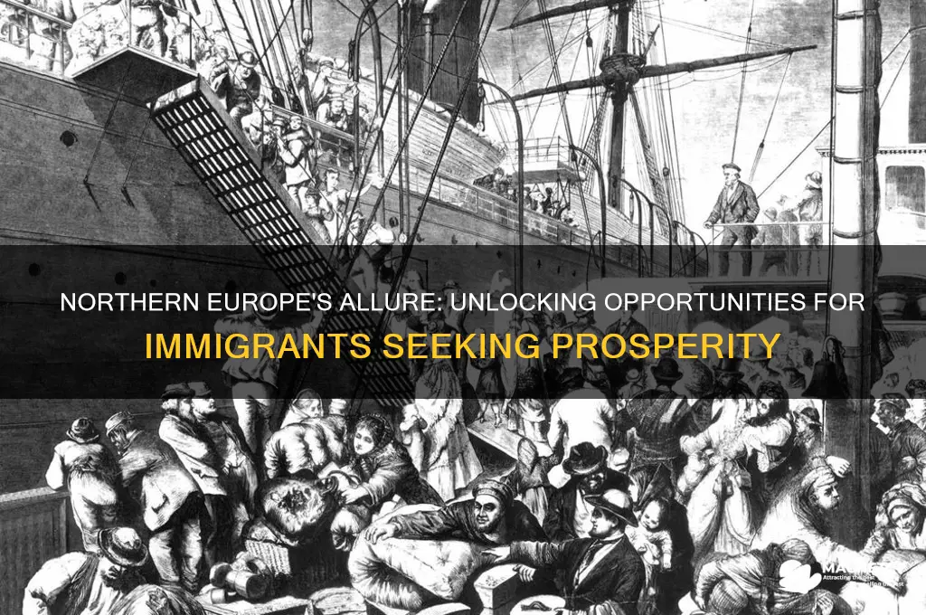 why is northern europe an attractive magnet for immigrants