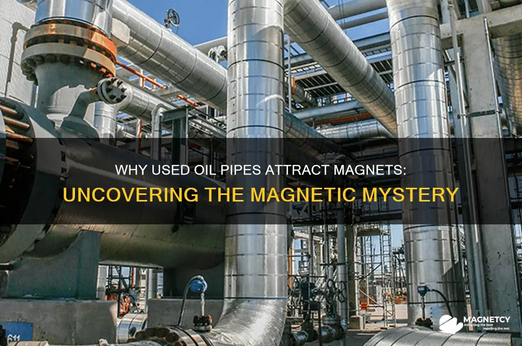 why is used oil pipe magnetic