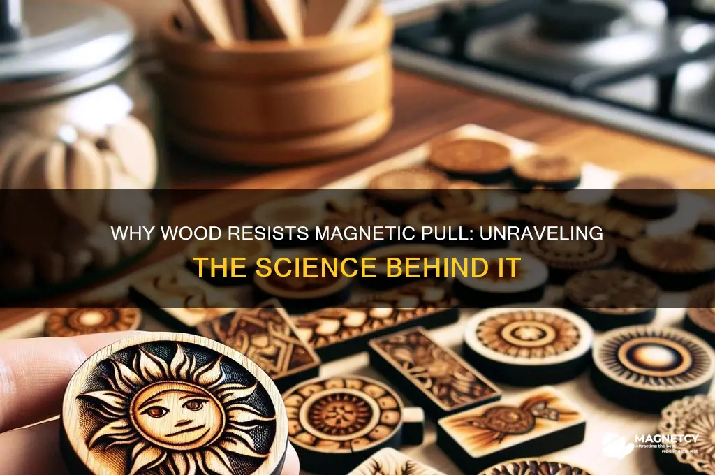 why is wood not attracted to a magnet