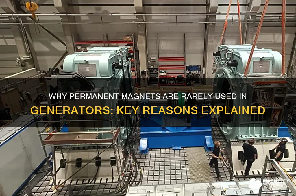 why permanent magnet not use in generator