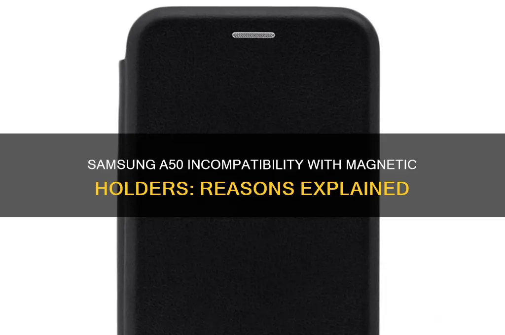 why samsung a50 cannot use magnet holder