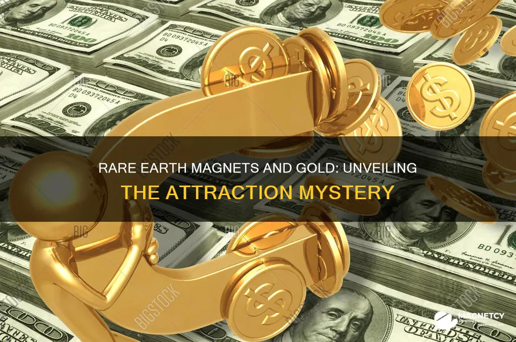 will a rare earth magnet attract gold