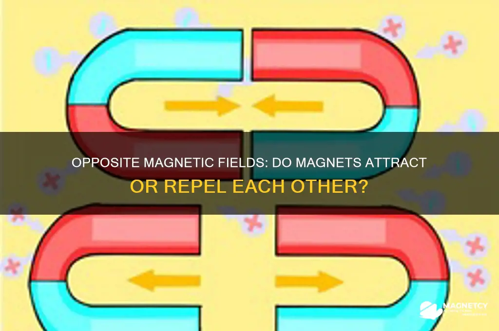 will magnets with opposite magnetic fields attract or repel